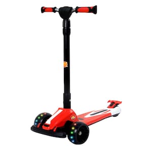 Patinete DmToys Racing Radical 3 Rodas Dobrável Juvenil Led