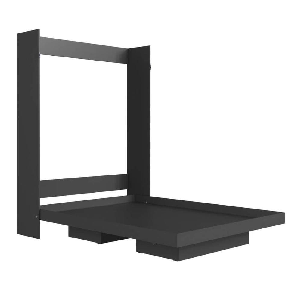 Cama Articulada Casal Vertical com 2 Nichos CV1140 140cm Grafite - Art In Móveis