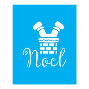 Stencil Tamako Papai Noel - 20X25Cm - Ref B621