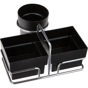 Suporte Porta Sache Organizador Mesa Cozinha Café Sal Açúcar