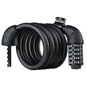 Cadeado Para Bicicleta com Senha Aço Preto - ROCKBROS