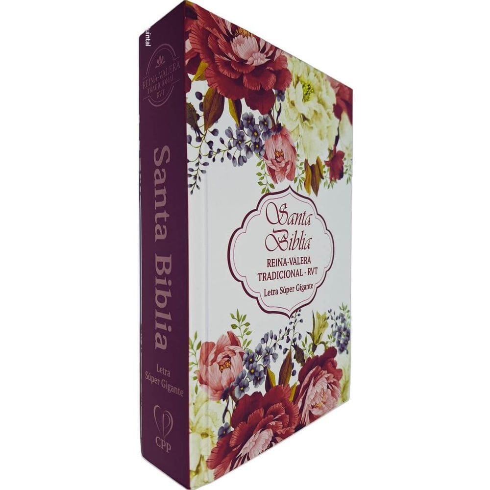 Santa Biblia Reina-Valera Tradicional RVT Letra Súper Gigante Antiguo y Nuevo Testamento Capa Dura Floral Colores