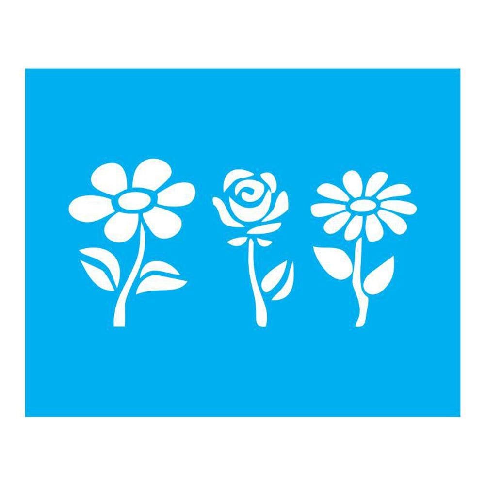 Stencil Tamako Floral - 20X25Cm - Ref B562