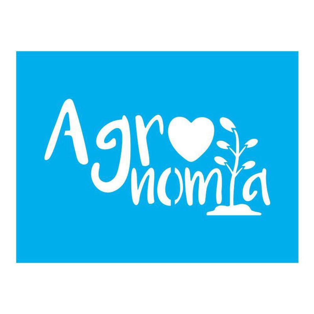 Stencil Tamako Agronomia - 15X20Cm - Ref 8799