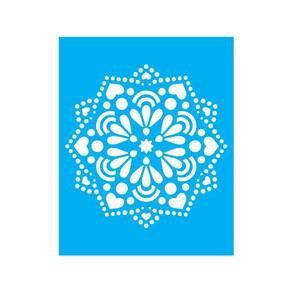 Stencil Tamako Mandala - 20X25Cm - Ref 9065