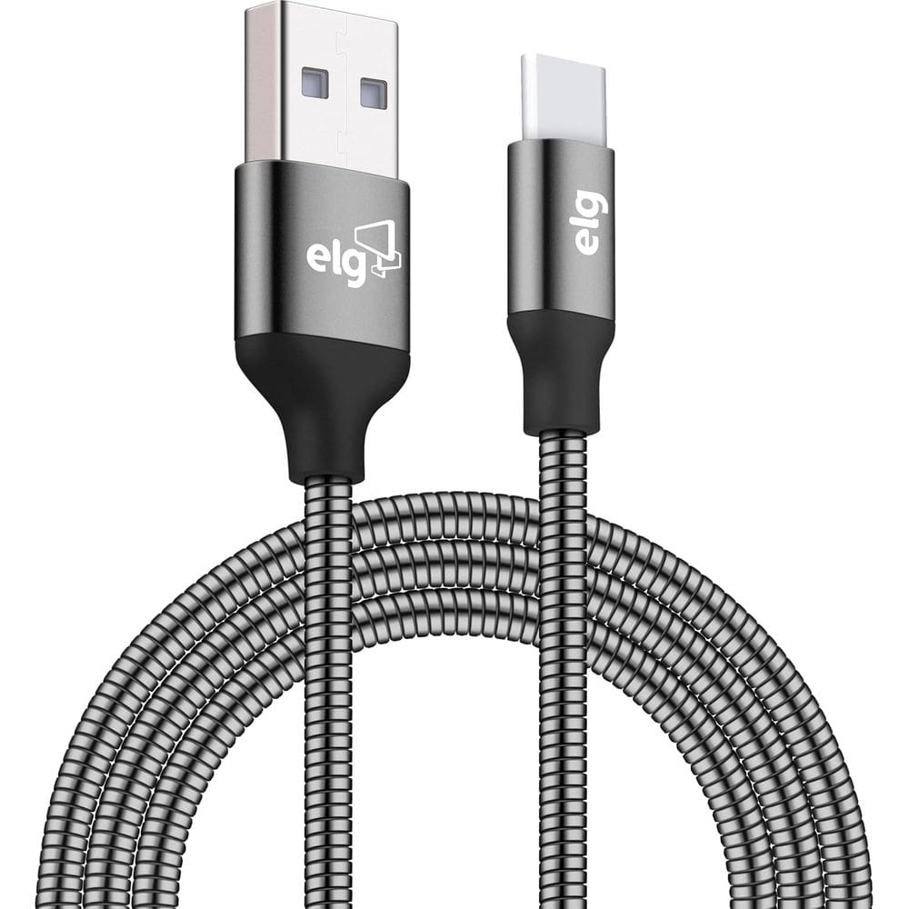 Cabo Usb Tipo-C Inox 1M