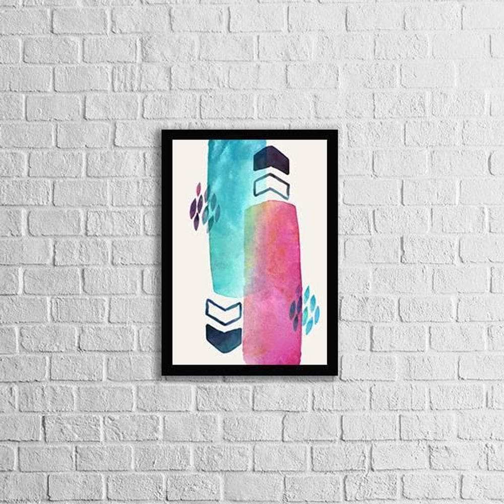 Quadro Abstrato Colors Ii 24X18Cm