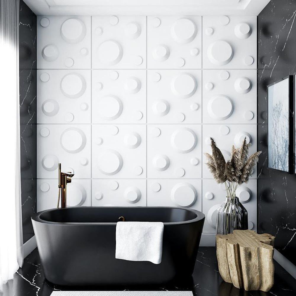 16 Placas Revestimento 3D Alto Relevo Decoracao 3D De Parede