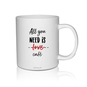 Caneca Policarbonato Personalizada 300ml Branco 2 Peças