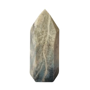 Pedra Obelisco Ponta Quartzo Trolleite Trolita 150 a 300 g