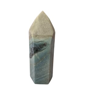 Pedra Obelisco Ponta Quartzo Trolleite Trolita 450 a 600 g