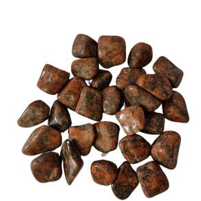Pedra Calcita Laranja 4 a 6 cm Rolada 500g Natural