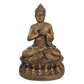Escultura Buda Sakyamuni Flor De Lotus 16 cm
