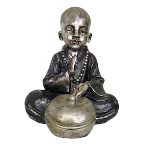 Escultura Buda Hindu Tailandês 22 cm Presente Decoração