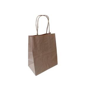 Sacola de Papel Kraft 10 Mini Sacolas 13,5x8x16 cm