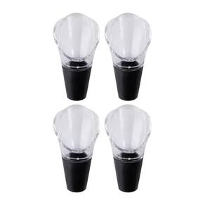 Kit 4 Bicos Dosador Vinho Plástico 6,5cm - Class Home