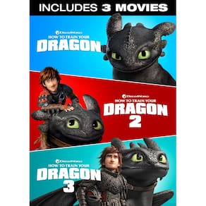 DVD How to Train Your Dragon 3: coleção de filmes