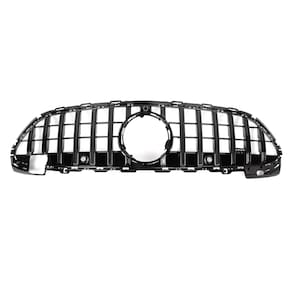 Grade Frontal Mercedes C180 C220 C300 AMG Black Piano Câmera