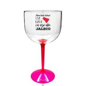 Kit 2 Taças Gin Com Base Rosa Acrílico Profissões