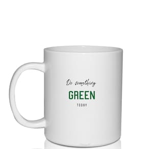 Kit 6 Canecas Branca Eco Seja Verde Krystalon