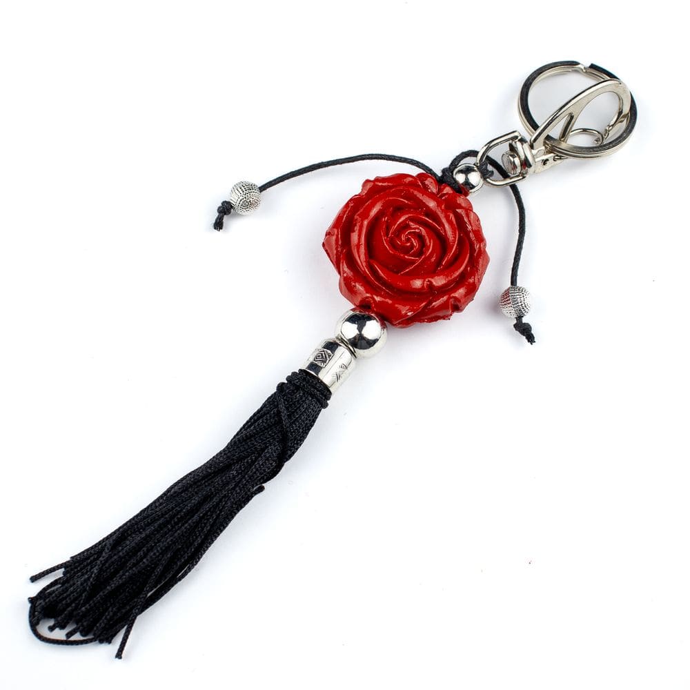 Chaveiro Rosa Orixás em Murano 16 cm Umbanda Candomblé