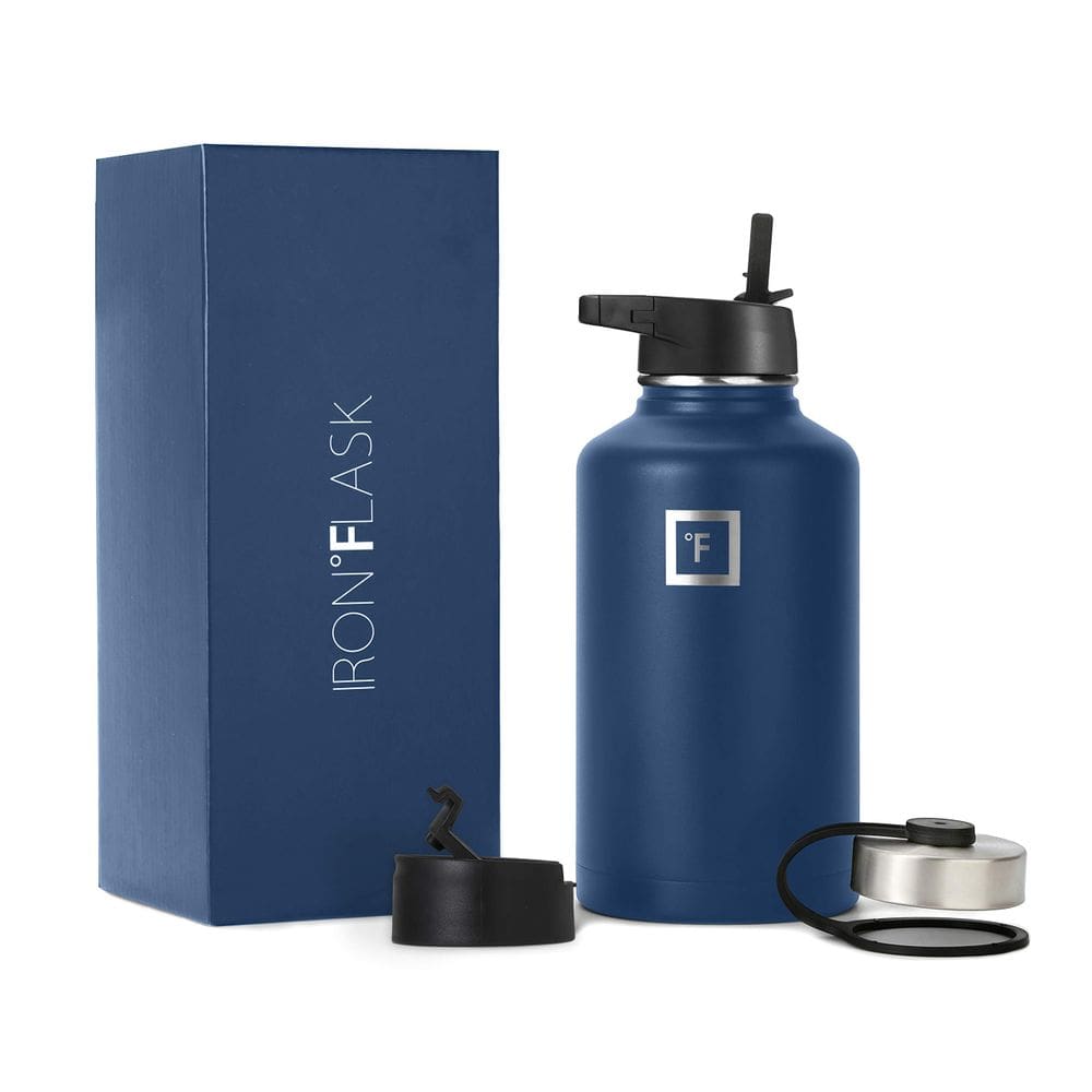 Frasco de hidratação IRON °FLASK Camping Hiking Aço Inoxidável 1,9L