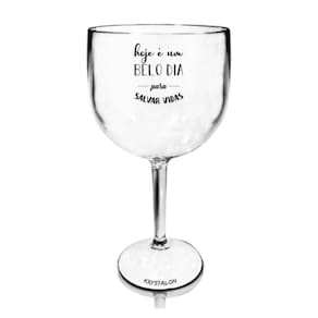 Kit 4 Taças Gin Criativas Tema Salvar Vidas
