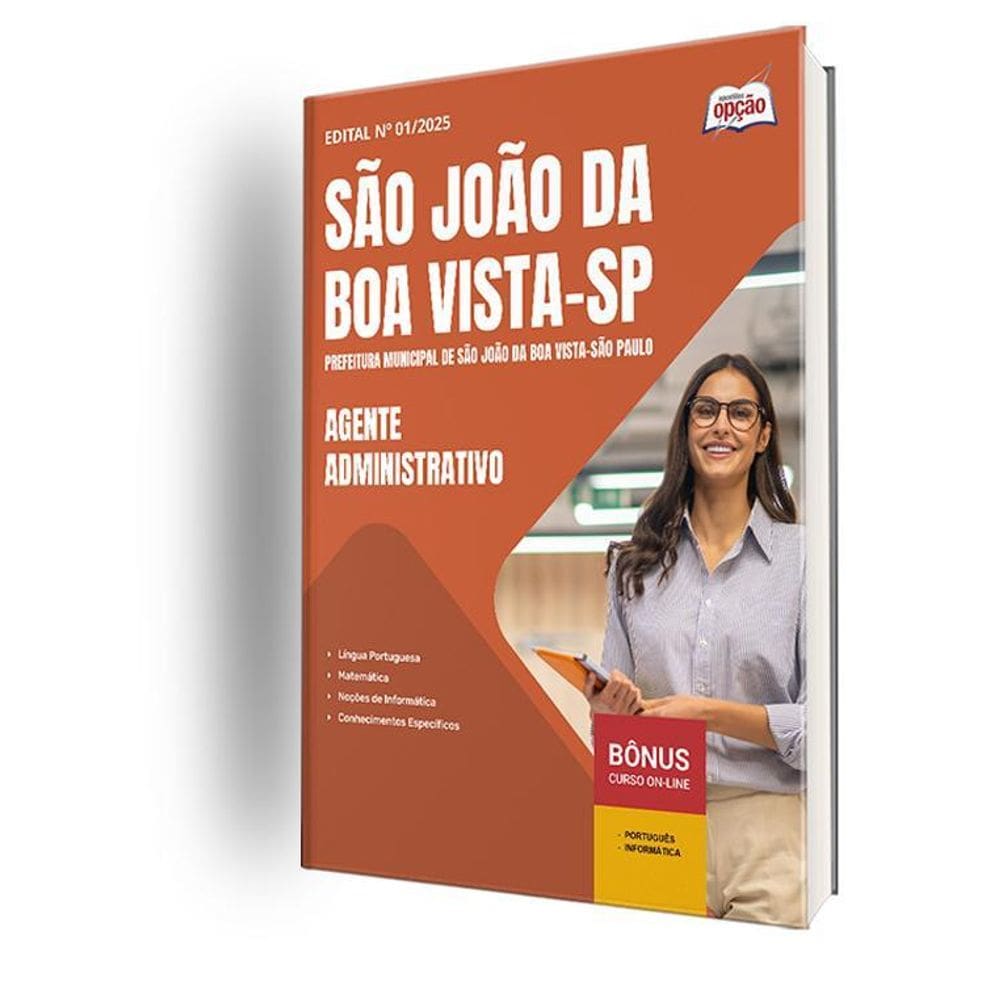 Apostila Prefeitura São João Da Boa Vista Sp 2025 Agente