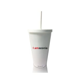 Jogo 2 Copos Com Tampa E Canudo Eco I Amazônia