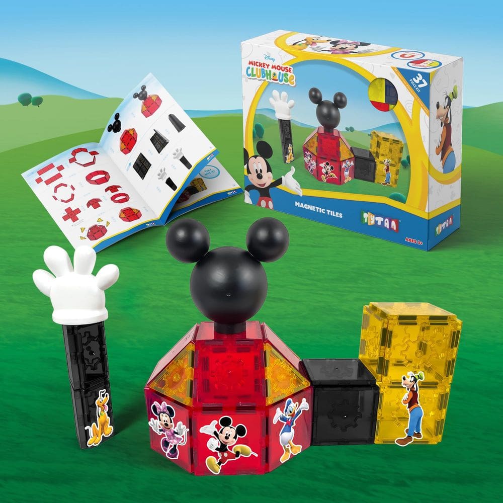 Conjunto de azulejos magnéticos Tytan Disney Mickey Mouse Clubhouse 37 unidades