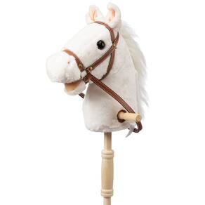 Brinquedo de pelúcia HollyHome Outdoor Stick Horse com rodas de madeira