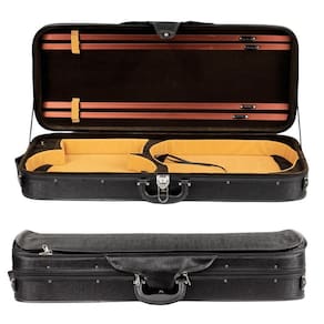 Estojo Orquezz De Madeira Duplo Para Violino E Viola 42Cm