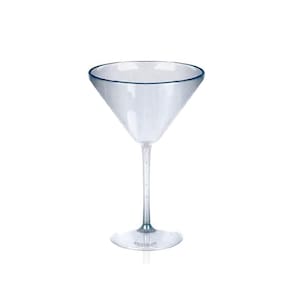 Taça Martini de 350ml - Poliestireno Transparente - 1 Peça