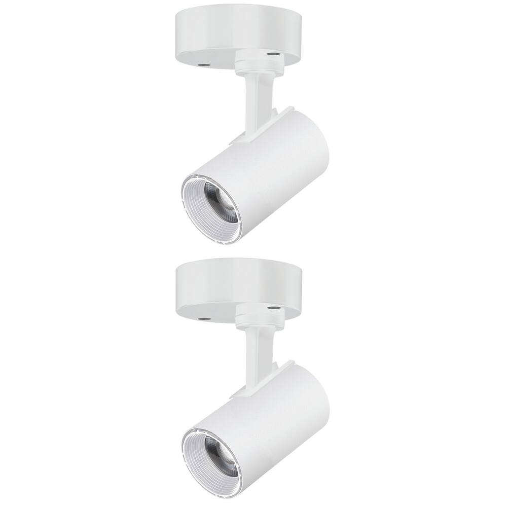 2 Spot Direcionável Sobrepor 7w Branco Bivolt 6500k Foxlux