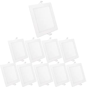 Kit 10 Painel Led Quadrado Embutir 30W 6500K Bivolt Foxlux
