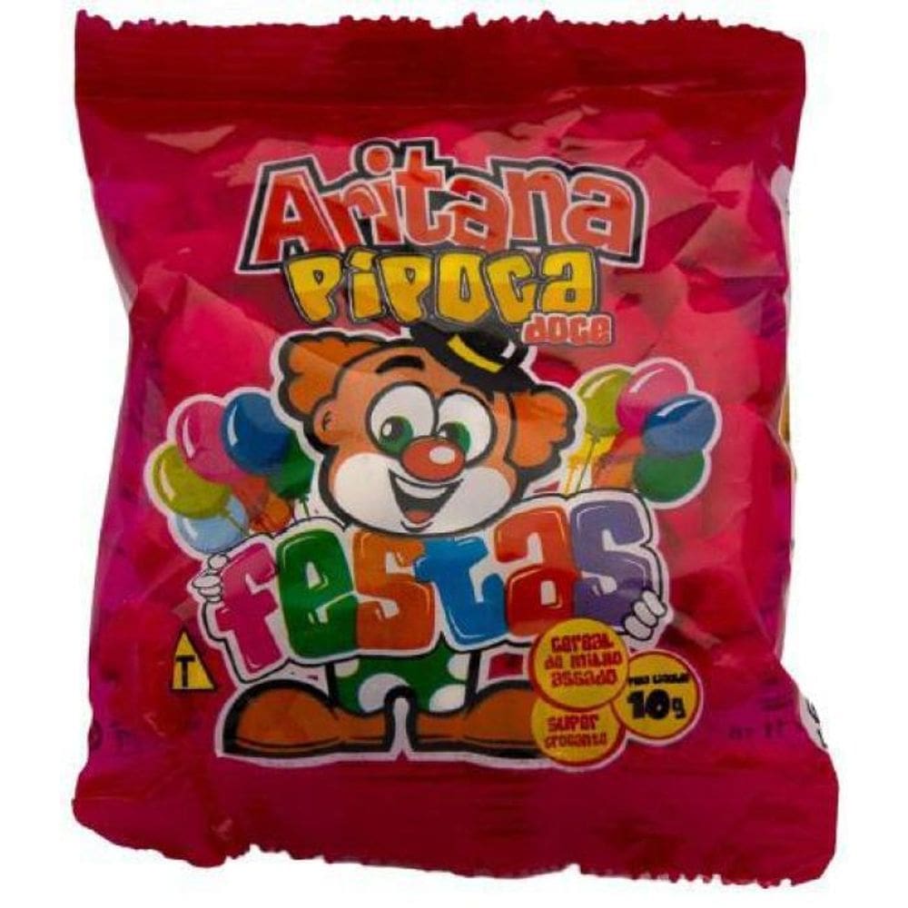Fardo De Mini Pipoca Com 50 Unidades De 10Gr Aritana