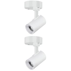 2 Spot Direcionável Sobrepor 7w Branco Bivolt 3000k Foxlux