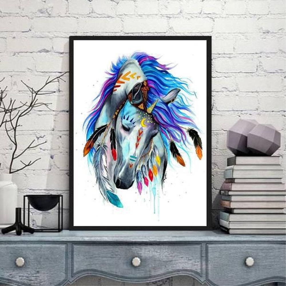 Quadro Decorativo Cavalo Encantado 33X24Cm