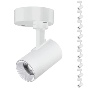 10 Spot Direcionável Sobrepor 7w Branco Bivolt 3000k Foxlux
