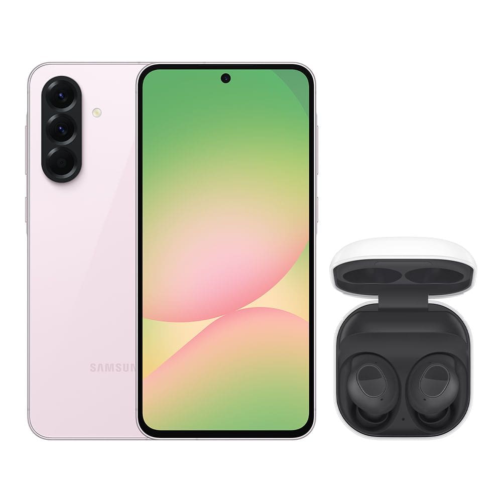 A56 5G (128GB) - Rosa + Galaxy Buds FE - Grafite