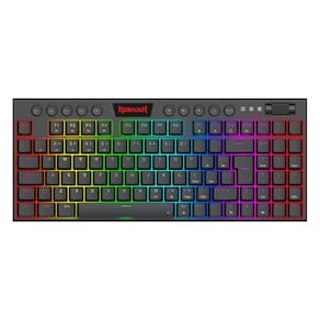 Teclado Gamer Redragon YI TKL Preto RGB Mecânico Switch Brown - 6728