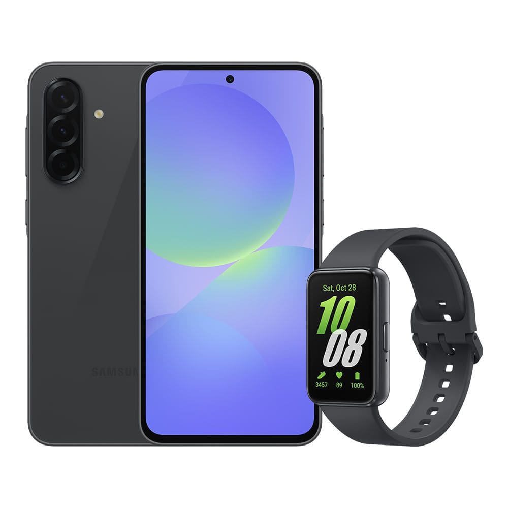 A36 5G (128GB) - Preto + Galaxy Fit3 - Grafite