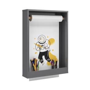 Lousa de Desenho Infantil Araés Cinza
