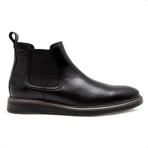 Bota de Couro Democrata Masculina Metropolitan James Hi-Soft 32 Cano Curto 298103