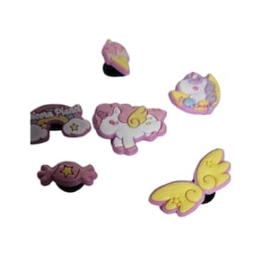 Pins Botons para sandalias Crocs Modelo Unicórnio