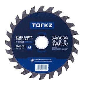 Disco de Serra Circular Torkz TRC0014, 4. 3/8" - 24 Dentes