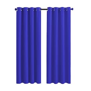 Cortina Alice Para Sala Quarto Cozinha 3,00X1,80M Azul