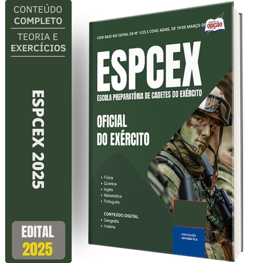 Apostila Espcex 2025 - Oficial Do Exército