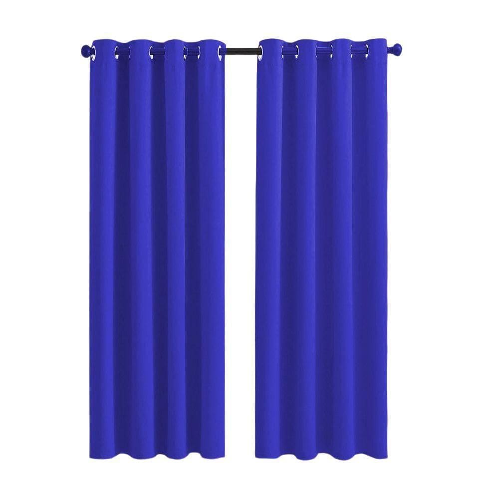 Cortina Alice Para Sala Quarto Cozinha 3,00X1,80M Azul