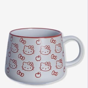 Caneca Hello kitty Mona 500ml Cerâmica Zona Criativa
